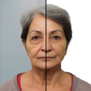 Avant Après Lifting Blépharoplastie