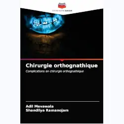 Livre sous les complications de la chirurgie orthognatique, visage face.