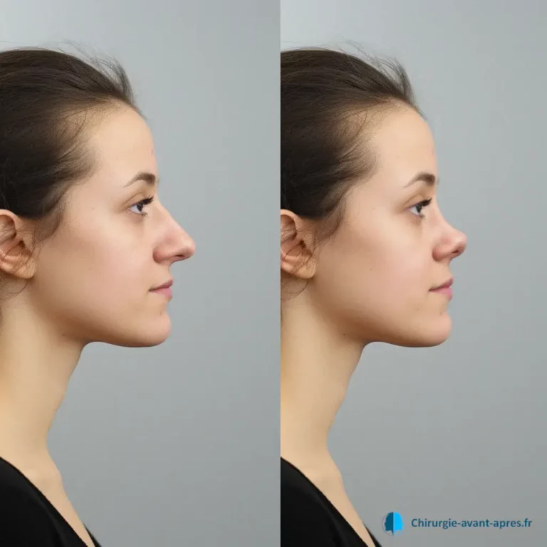 Rhinoplastie du nez retroussé