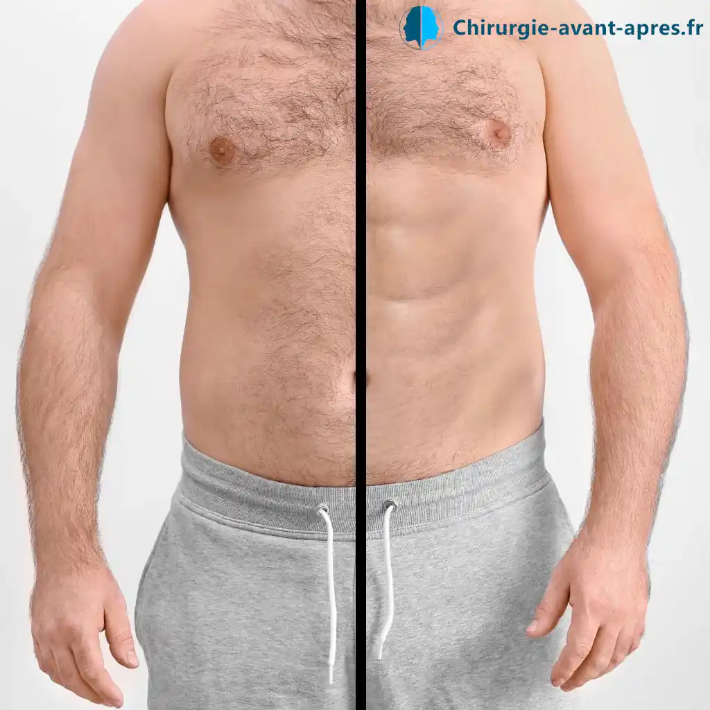 chirurgie abdos abdominal etching liposculpture