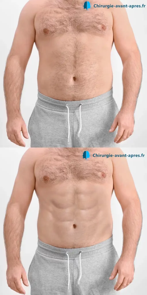 chirurgie des faux abdos abdominal etching liposculpture