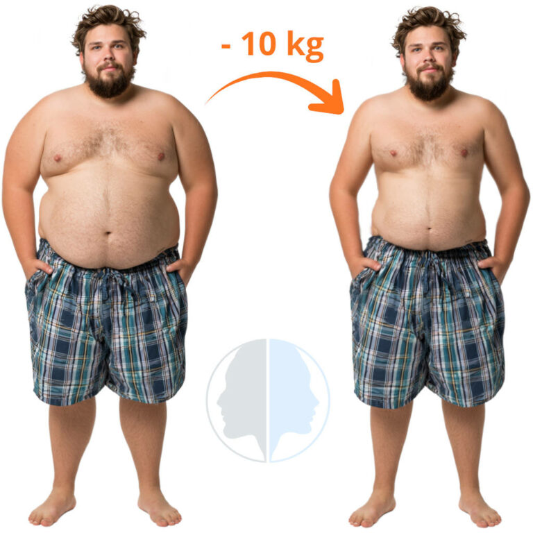 Perdre 10kg - Simulation photo Avant/Après