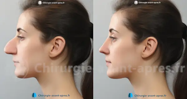 chirurgien du nez gonflement