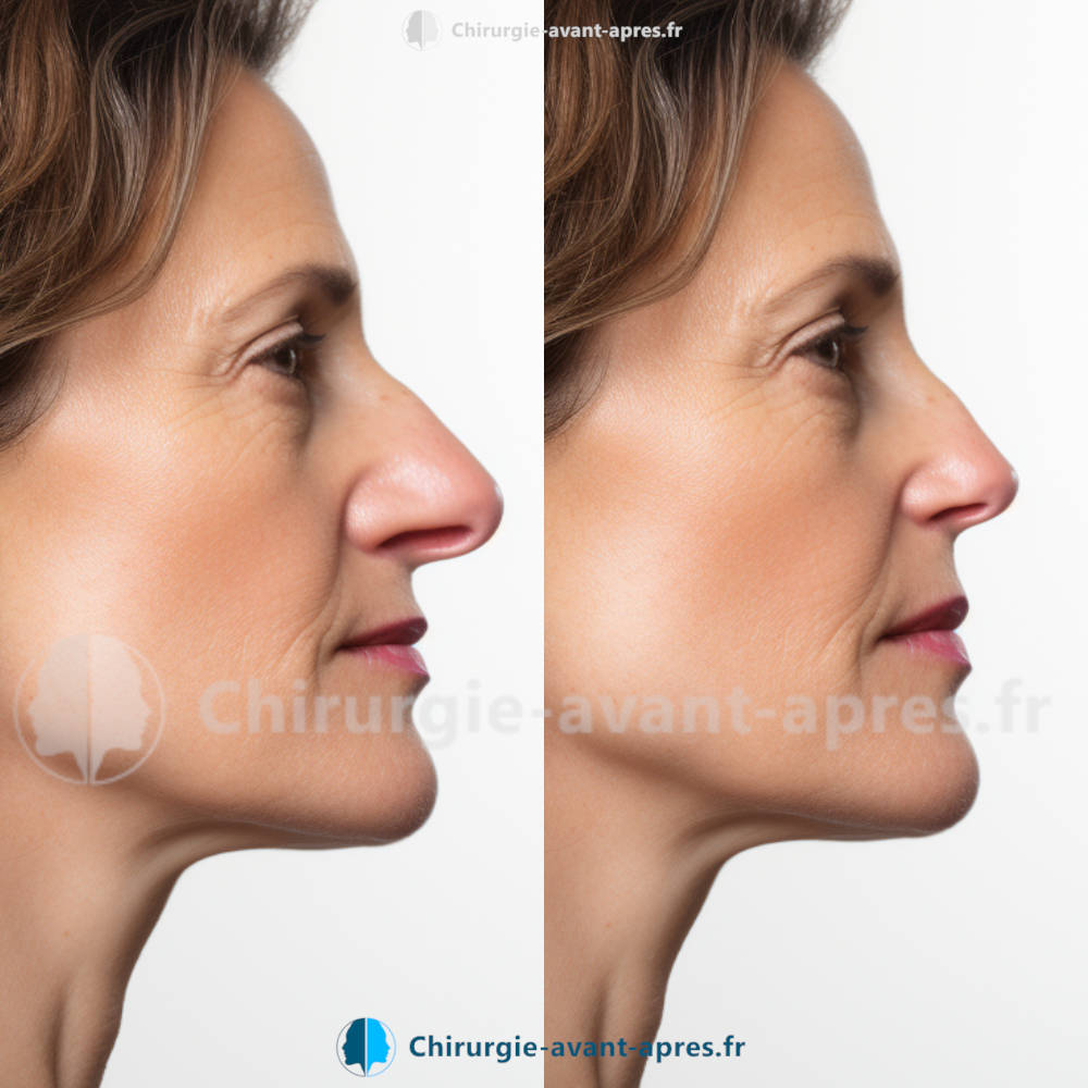 rhinoplastie Brest avant apres