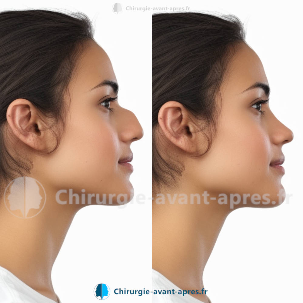 rhinoplastie Clermont ferrand avant apres