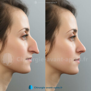 rhinoplastie Limoges avant apres