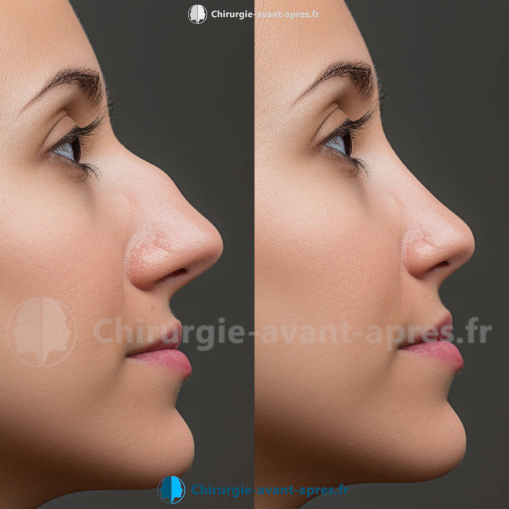 rhinoplastie angers avant apres