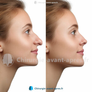 rhinoplastie le mans avant apres