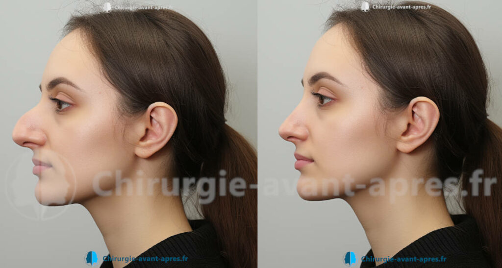 rhinoplastie naturel avant apres
